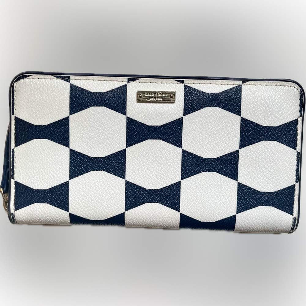 Kate Spade Navy Bow Tie Wallet